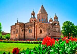 Echmiadzin (Hripsime, Gayane, Mother Cathedral from outside, Museum